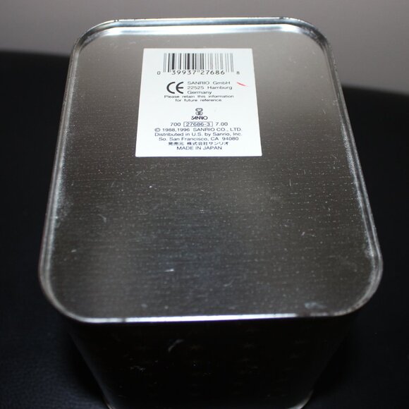 3/$188❤️vintage 1996 Sanrio Keroppi Full Service! Arizona Gas Can Tin Coin Bank - Picture 4 of 10